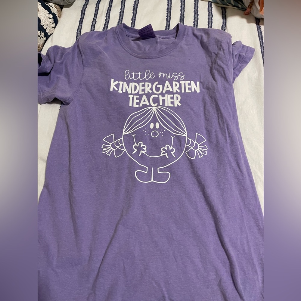 Little miss kindergarten teacher tshirt